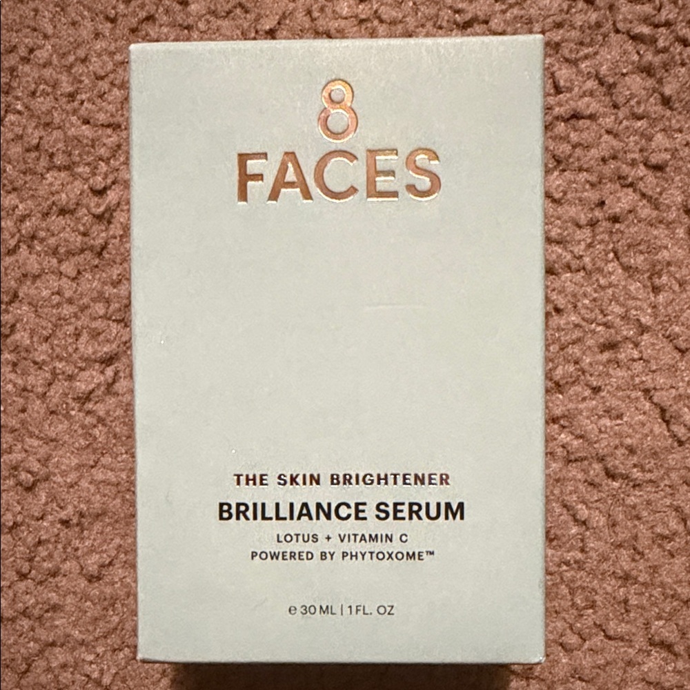 8 Faces Brilliance Serum Sealed NIB 1 floz  - NEW IN BOX**